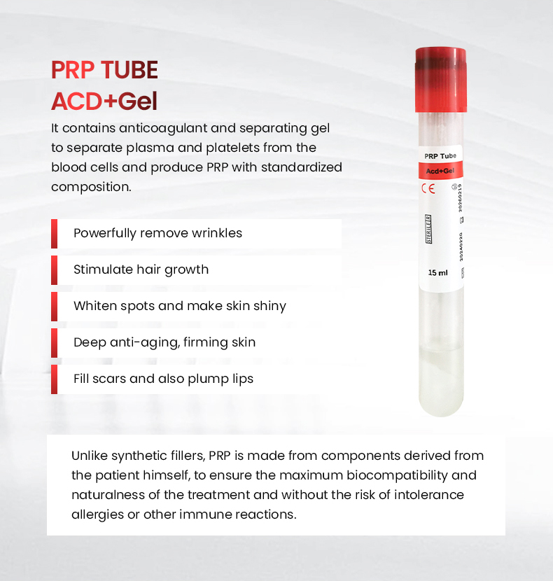 Kit de tubes PRP 15 ml ACD GEL Fournisseur coréen