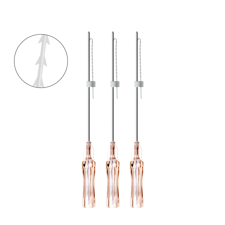 C&ocirc;nes PLLA r&eacute;sorbables m&eacute;dicaux, filetage de rouage, Tube PRP, canule &eacute;mouss&eacute;e, clinique, Anti-&acirc;ge