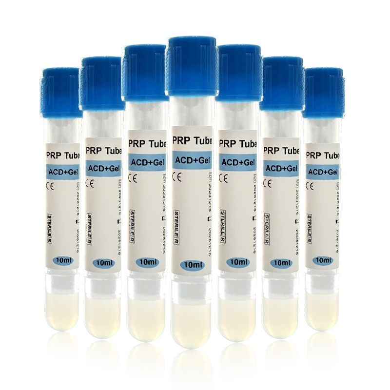 TUBE de gel PRP ACD de 10 ml, emballage individuel