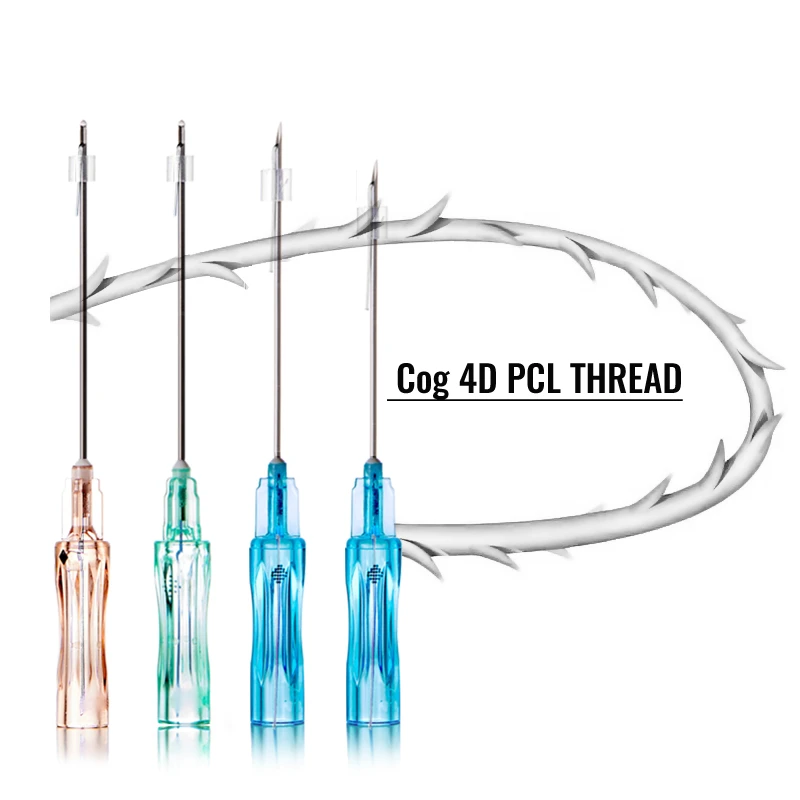 Fils PCL Cog 6D, fils forts barbel&eacute;s pour lifting du visage