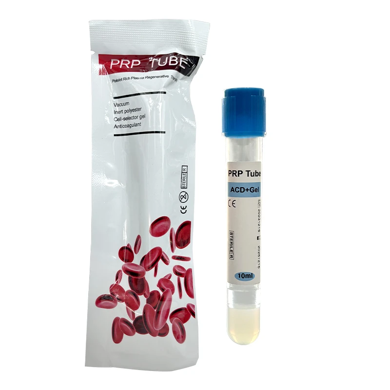 TUBE de gel PRP ACD de 10 ml, emballage individuel