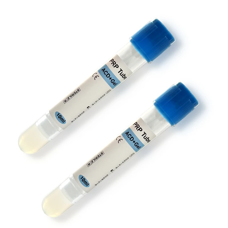 TUBE de gel PRP ACD de 10 ml, emballage individuel