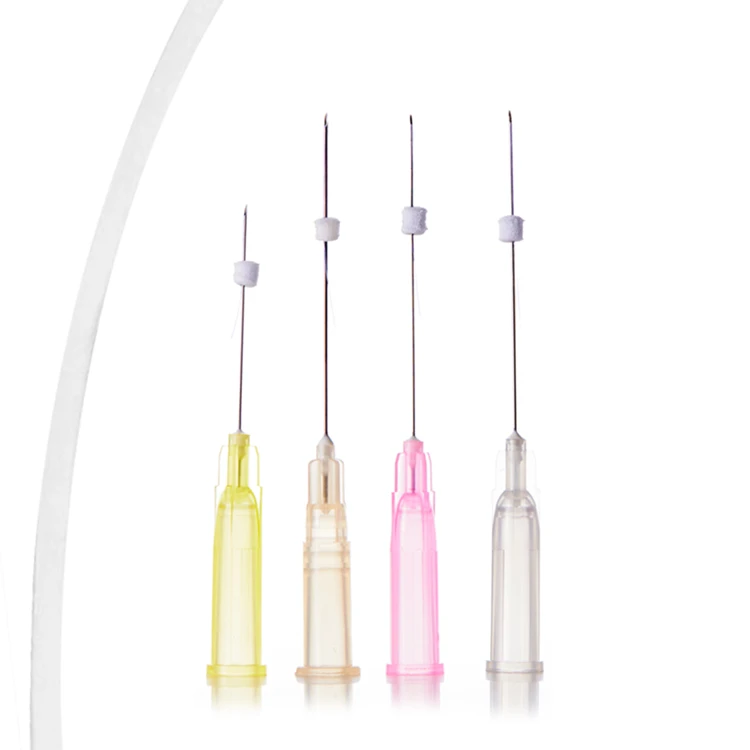 Fil mono PLLA r&eacute;sorbable 26G 27G 29G 30G pour raffermir la peau